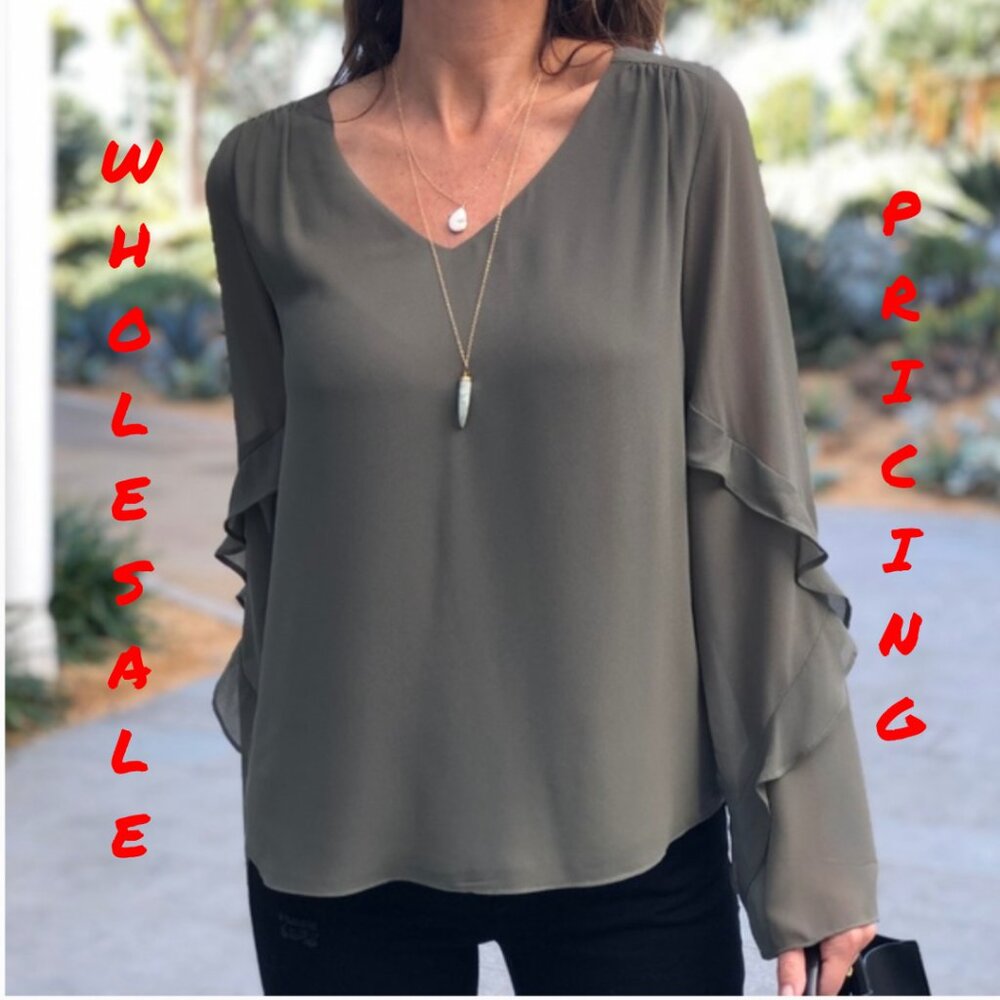 Wholesale Bundle $12 X 2 Tops -  INSPIRATION Tiered Top